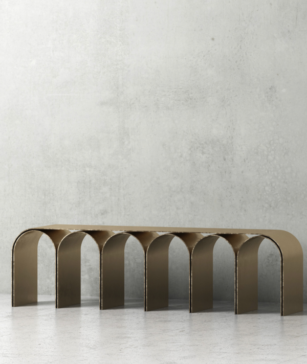 GOLD ARCH BENCH