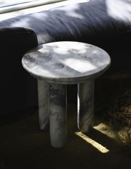 STONE BAUME SIDE TABLE