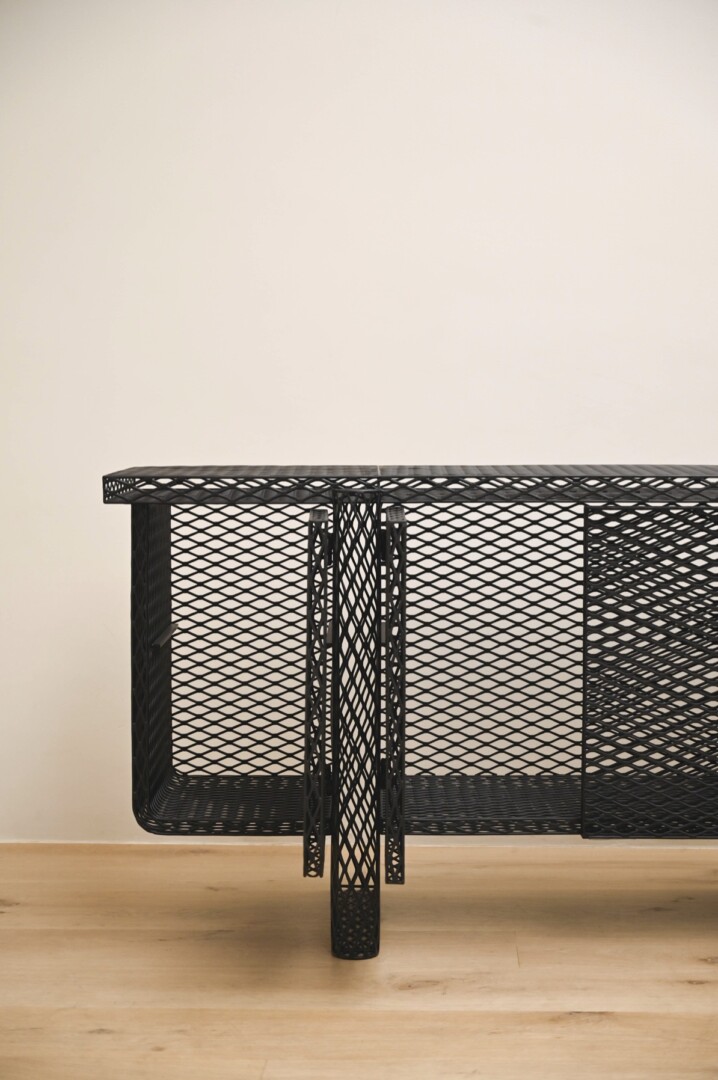 WABERN CREDENZA EXPANDED STEEL