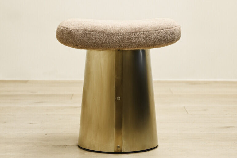 SPULE BRASS STOOL
