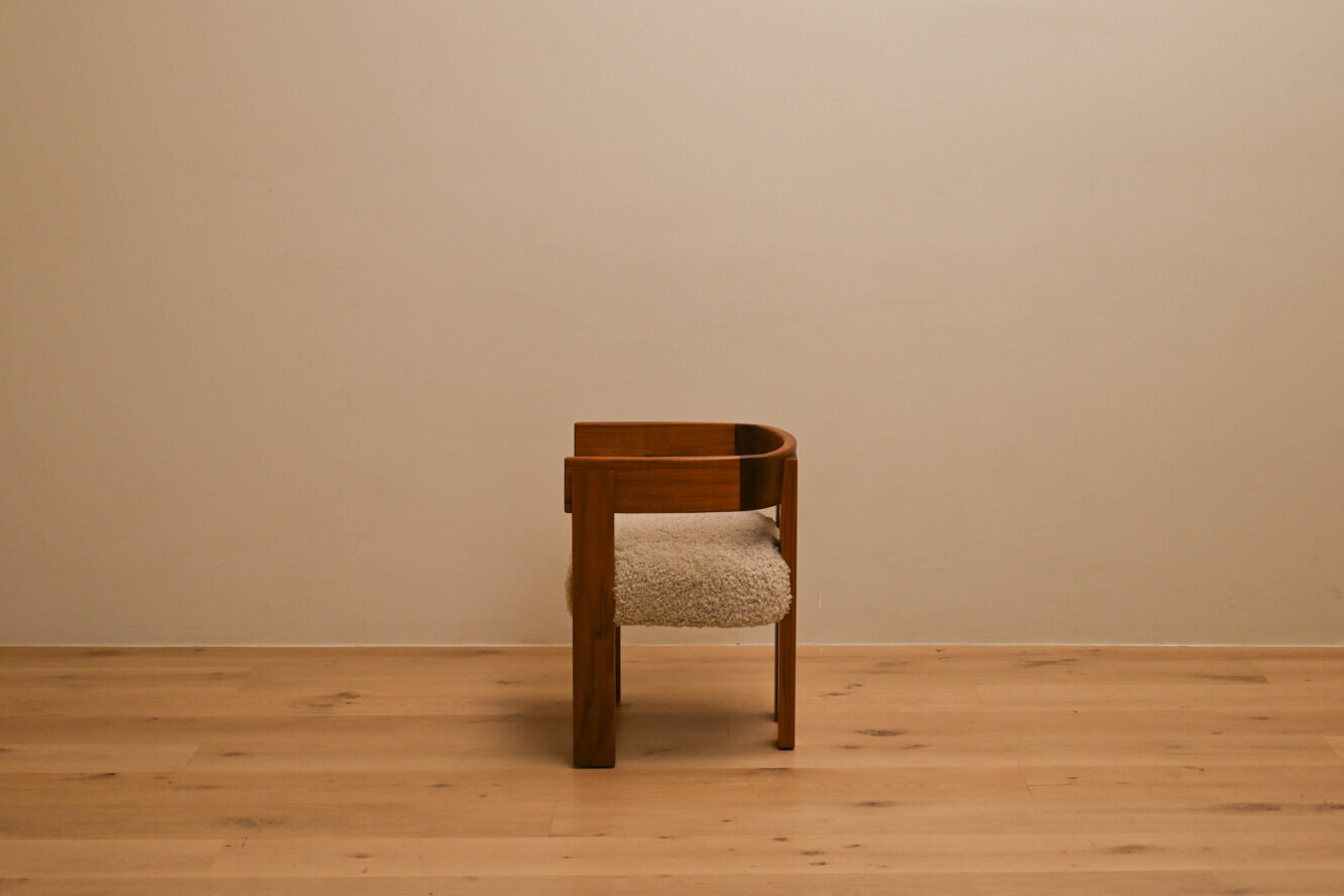 LOC DINING ARMCHAIR – LEMON WALNUT