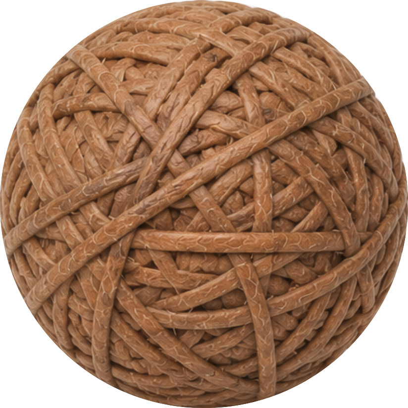 NATURAL LEATHER WRAP 