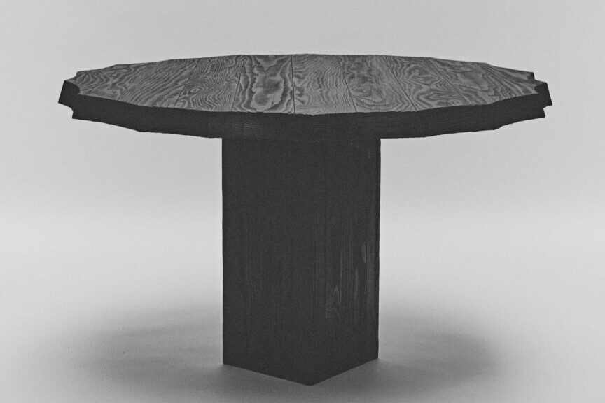 FREE SHAPE ROUND DINING TABLE