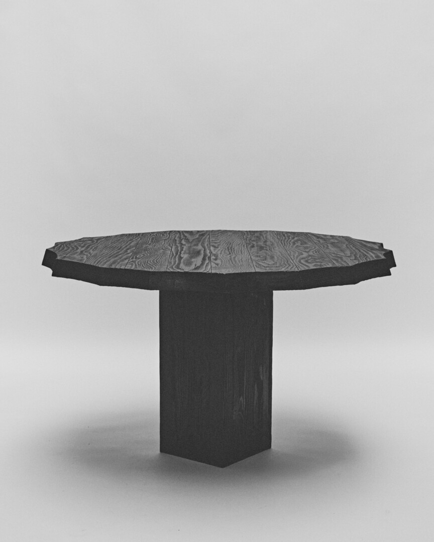FREE SHAPE ROUND DINING TABLE