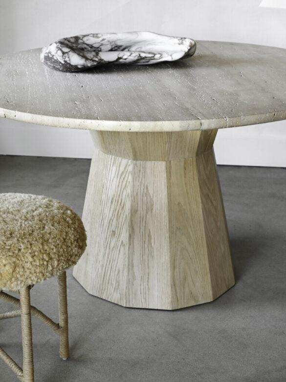 JUWEL STONE TOP DINING TABLE