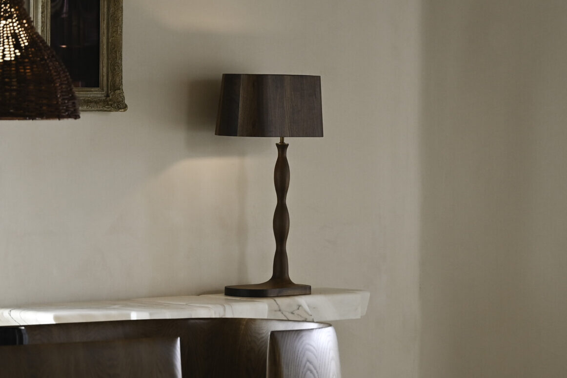 TRAGER TABLE LAMP – ALL WOOD