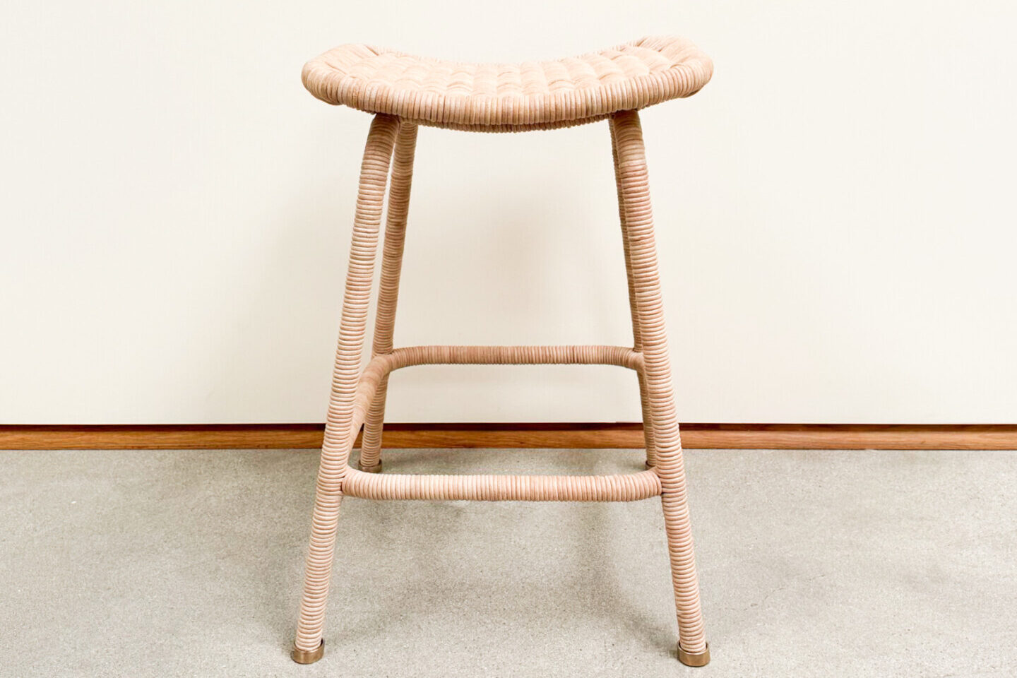 BACKLESS STROH BAR & COUNTER STOOL
