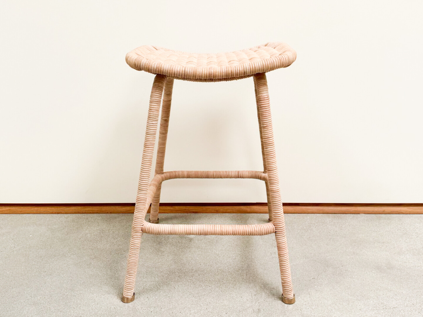 BACKLESS STROH BAR & COUNTER STOOL