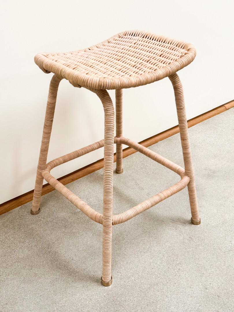 BACKLESS STROH BAR & COUNTER STOOL