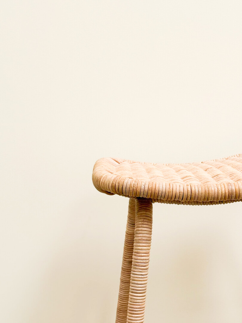 BACKLESS STROH BAR & COUNTER STOOL
