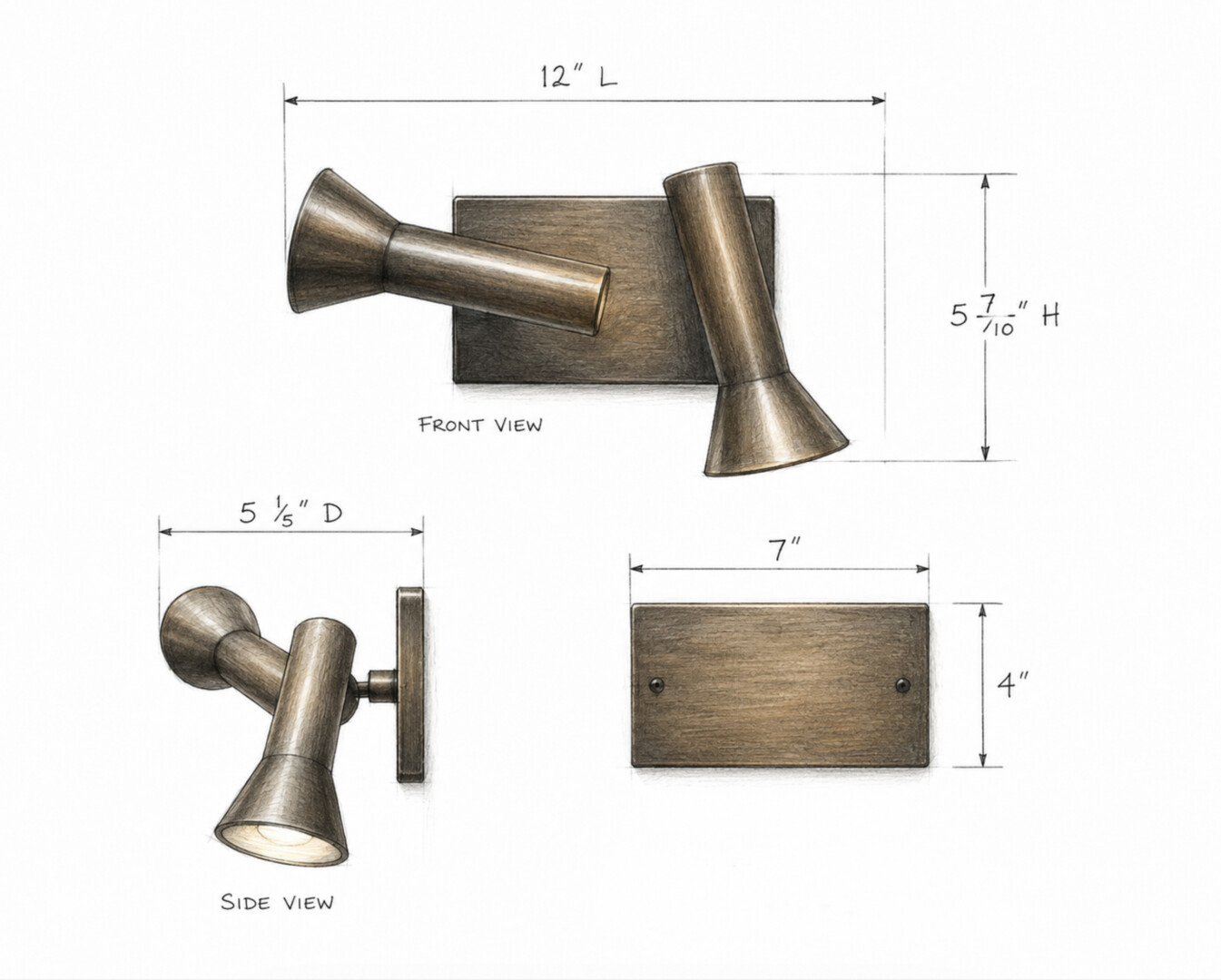 VESPERA DOUBLE SCONCE