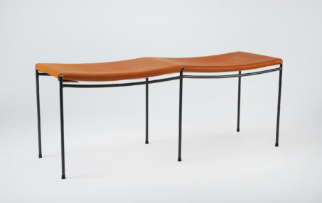 UNTITLED LEATHER BENCH