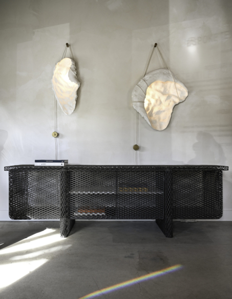 WABERN CREDENZA EXPANDED STEEL
