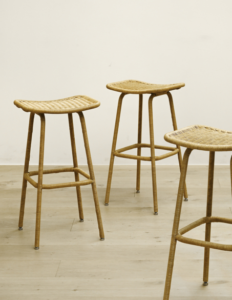 STROH BACKLESS BAR STOOL | COUNTER STOOL