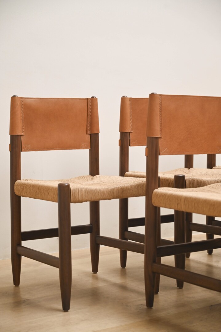 CAMPAIGN RUSH SEAT DINING CHAIR