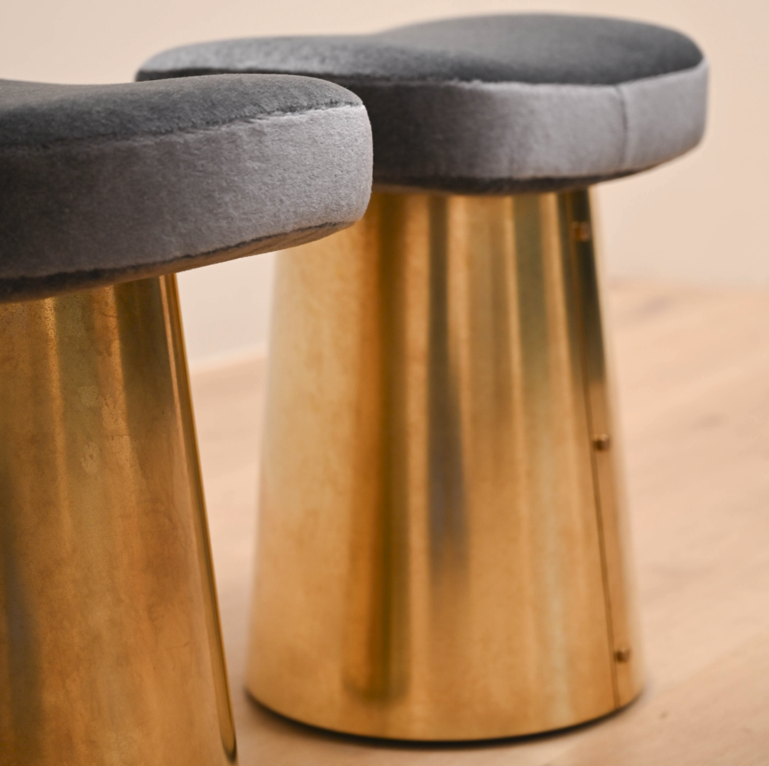 SPULE BRASS STOOL