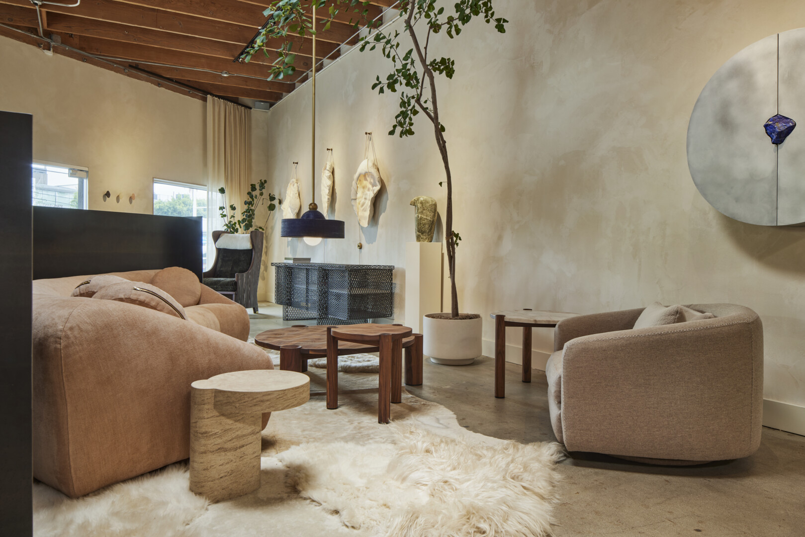 ERDE STONE SIDE TABLE