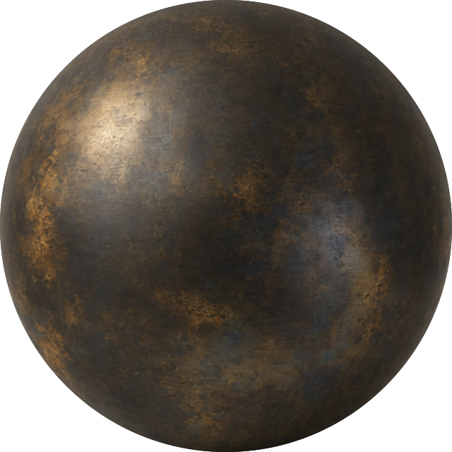 DARK PATINATED BRASS 