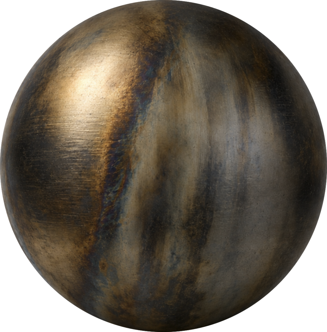 ACID PATINATED BRASS 