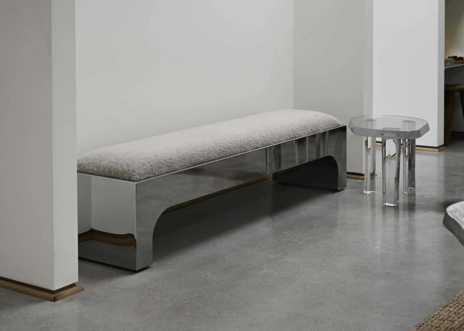 FRANCK BENCH – STAINLESS STEEL
