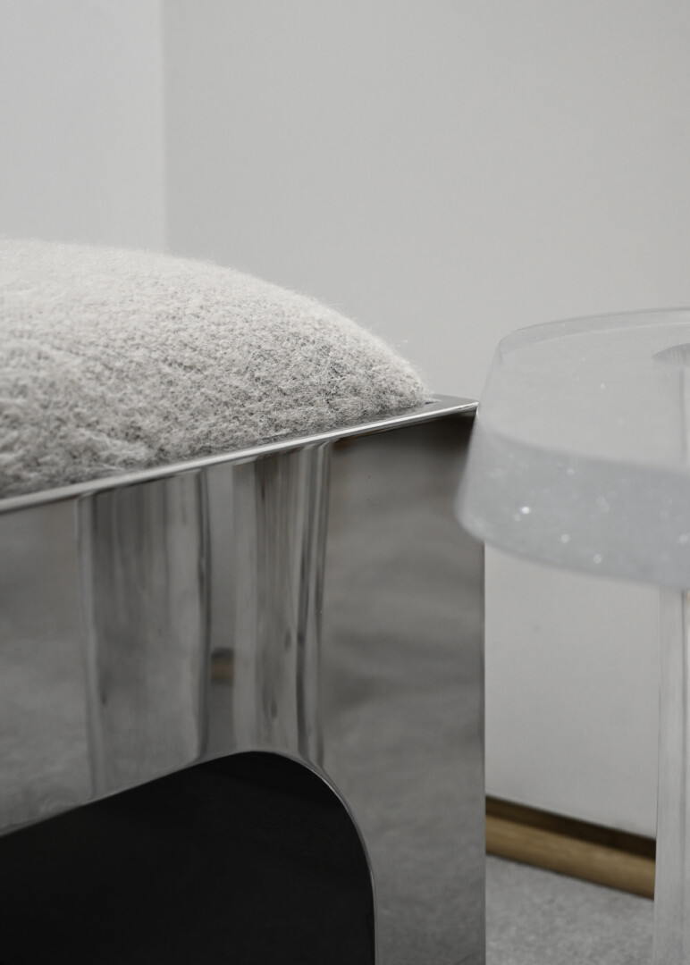 FRANCK BENCH – STAINLESS STEEL