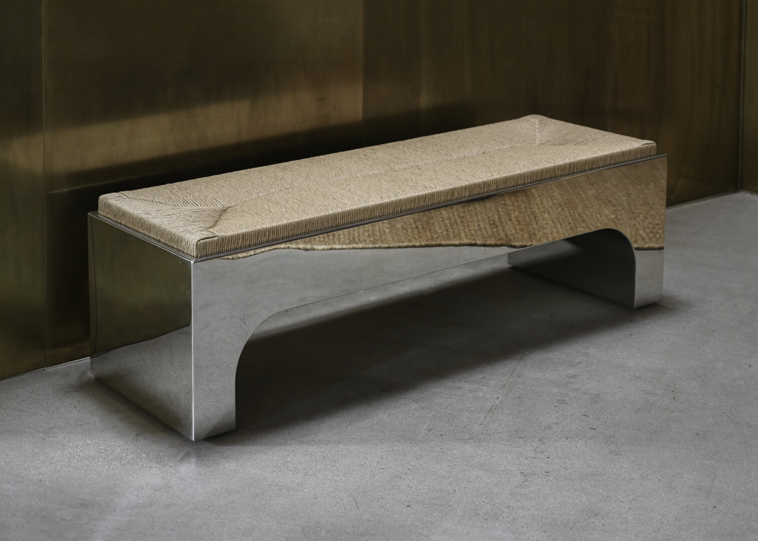FRANCK BENCH – STAINLESS STEEL