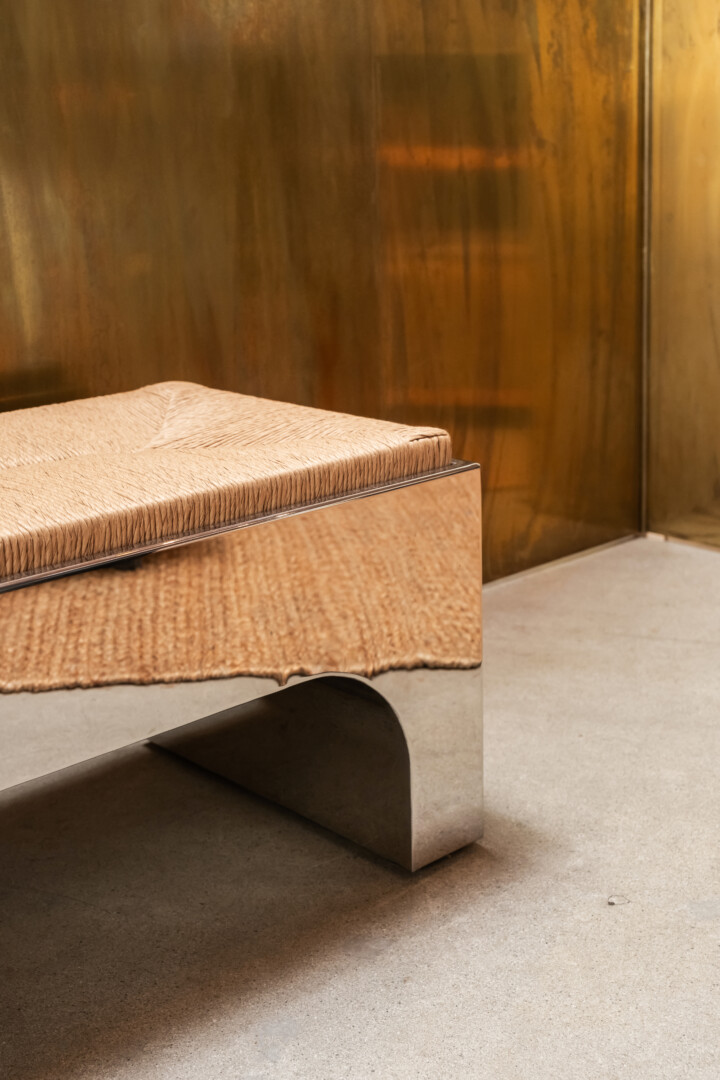 FRANCK BENCH – STAINLESS STEEL