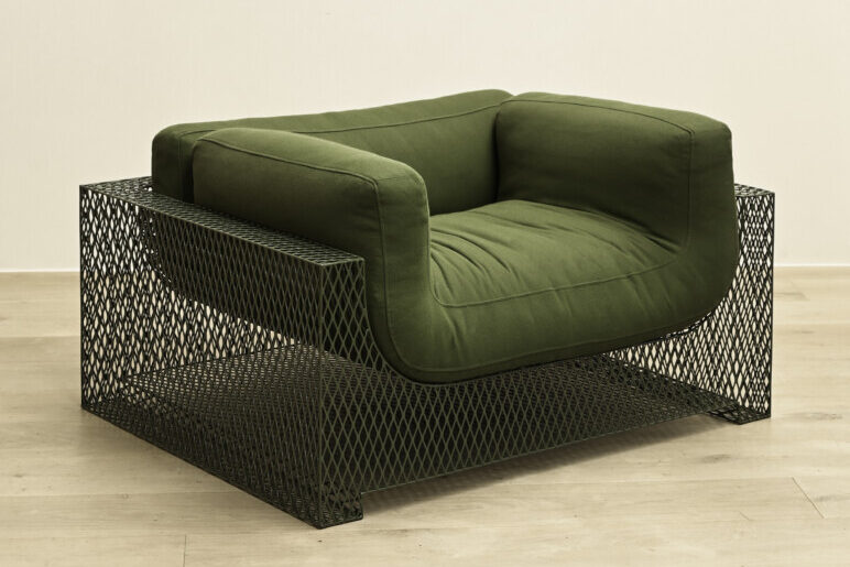 FRANCK CHAIR EXPANDED STEEL –  LIMITED EDITION