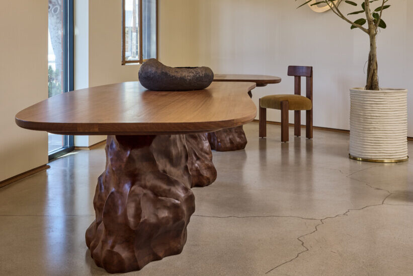 WOOD BOULDER TABLE II