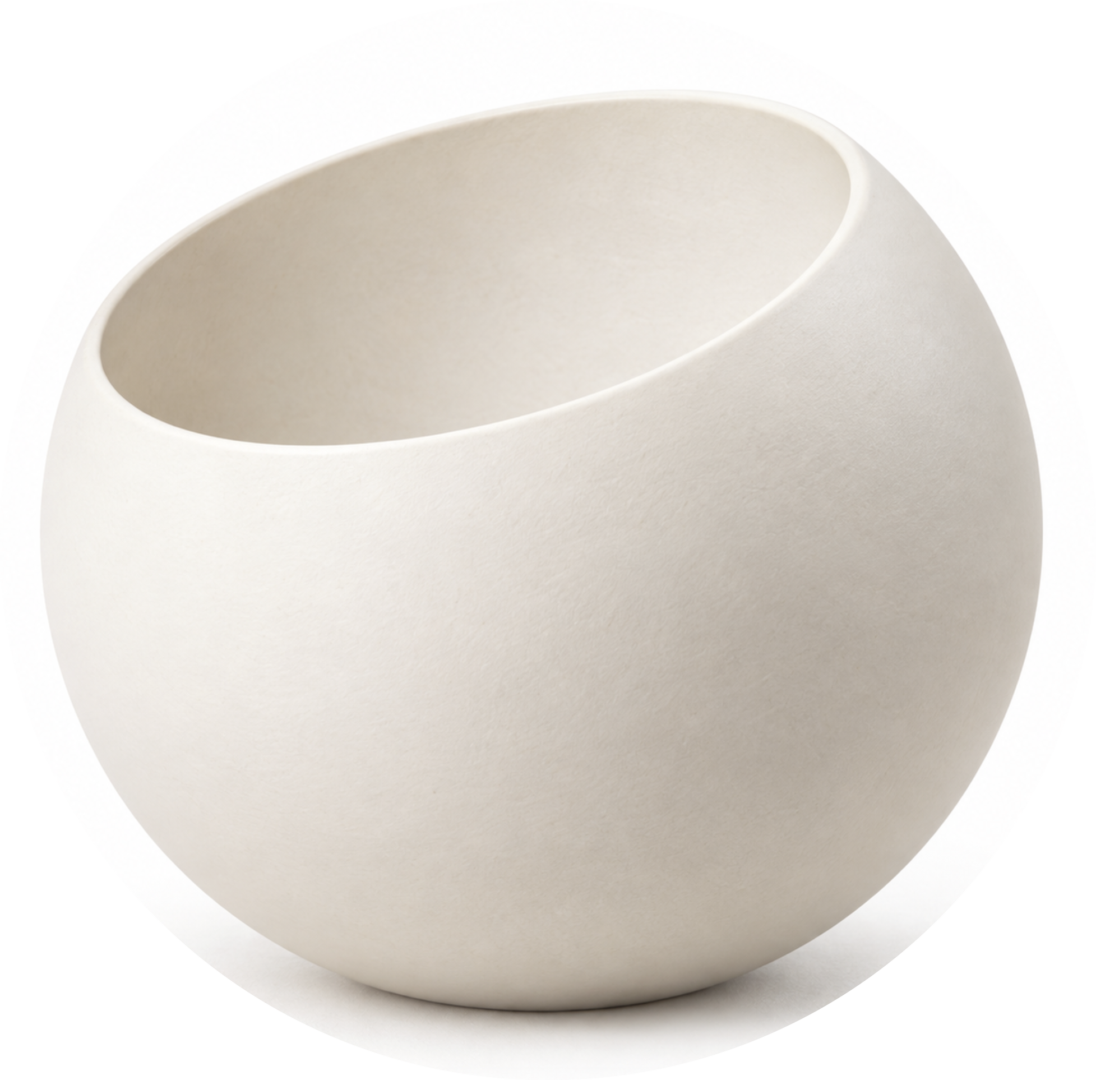 UNGLAZED WHITE PORCELAIN 