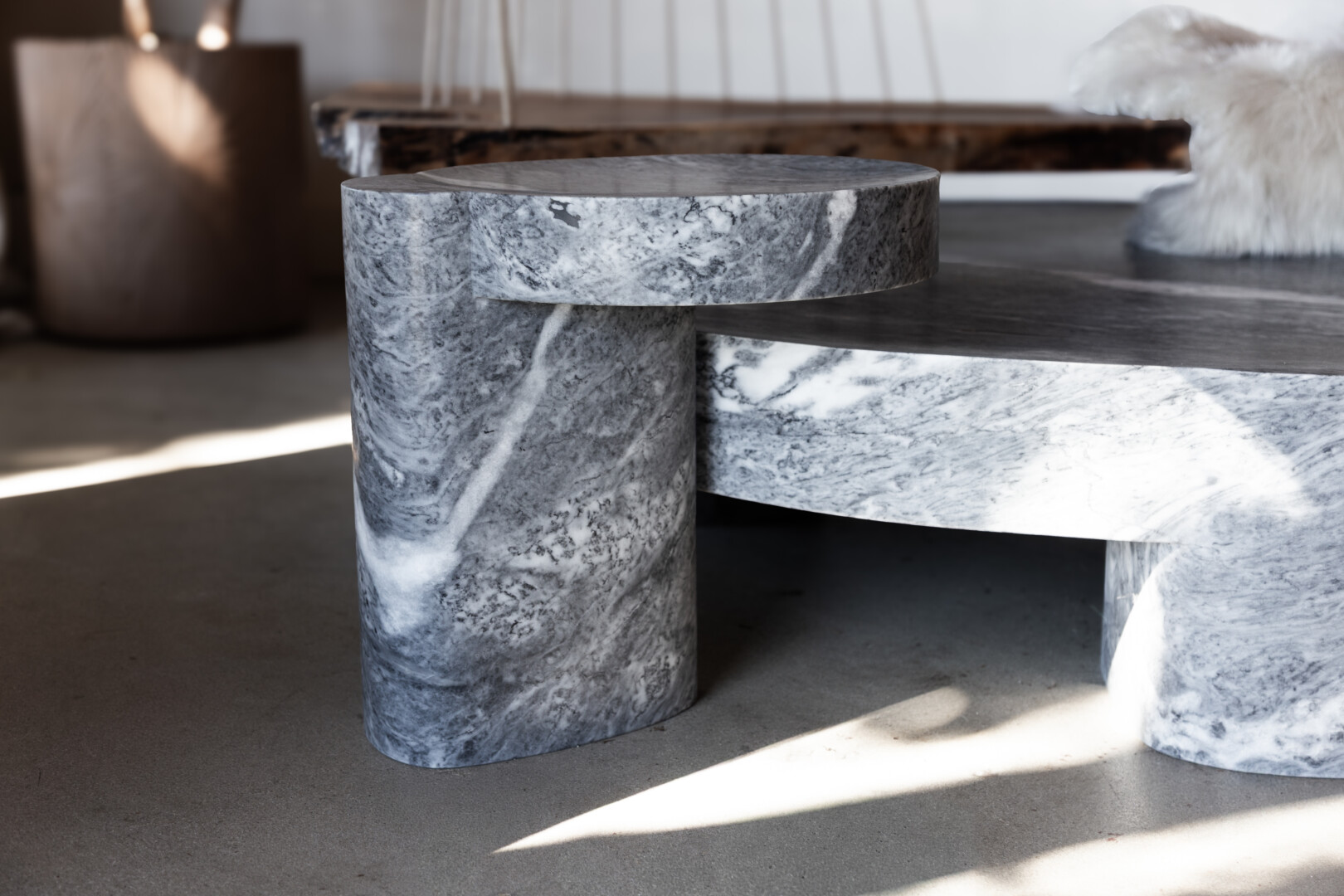 ERDE SIDE TABLE STONE
