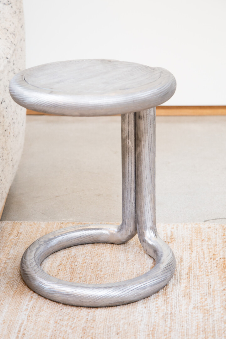 DUBEL SIDE TABLE CAST METAL