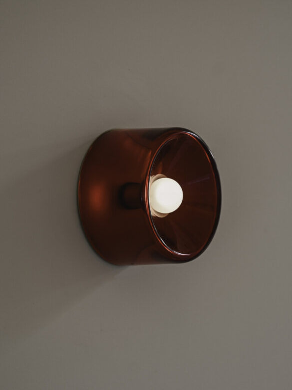 ANTON – BLOWN GLASS – CLEAR RED