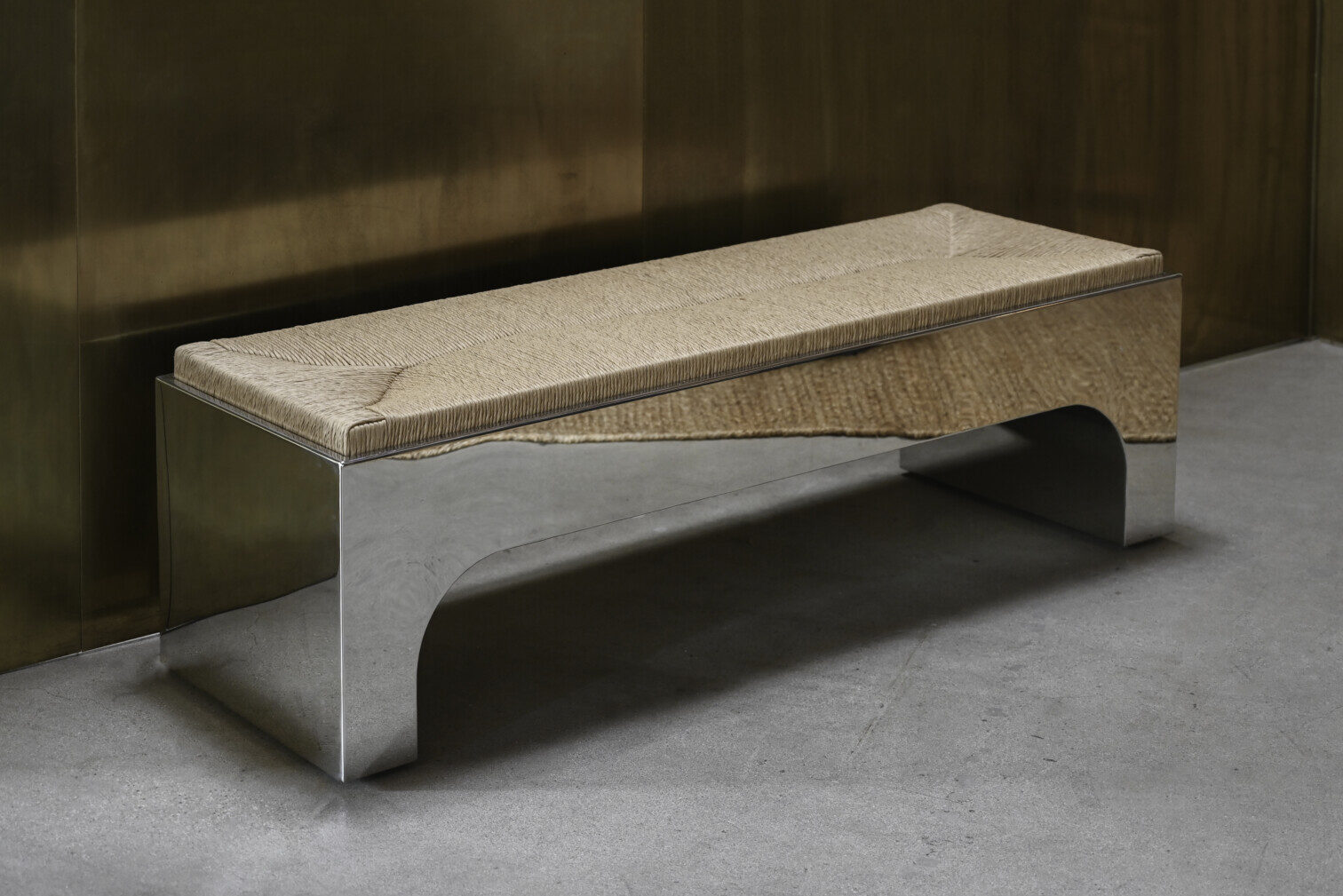 FRANCK BENCH – STAINLESS STEEL