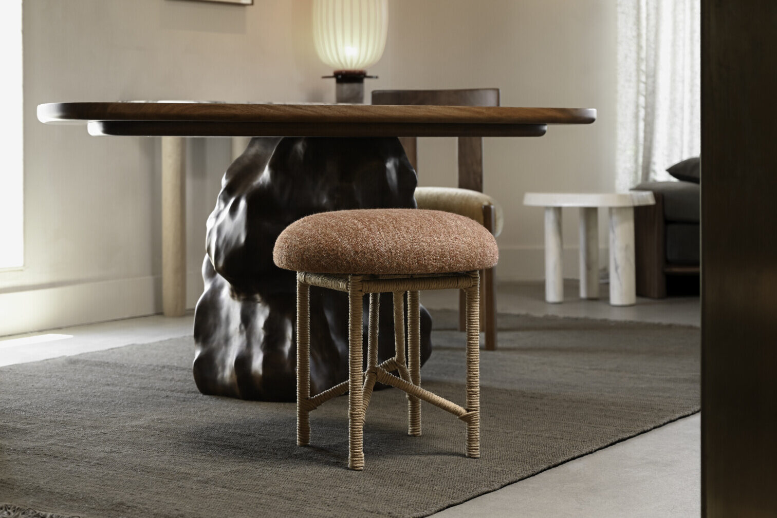 NETZ ROUND STOOL
