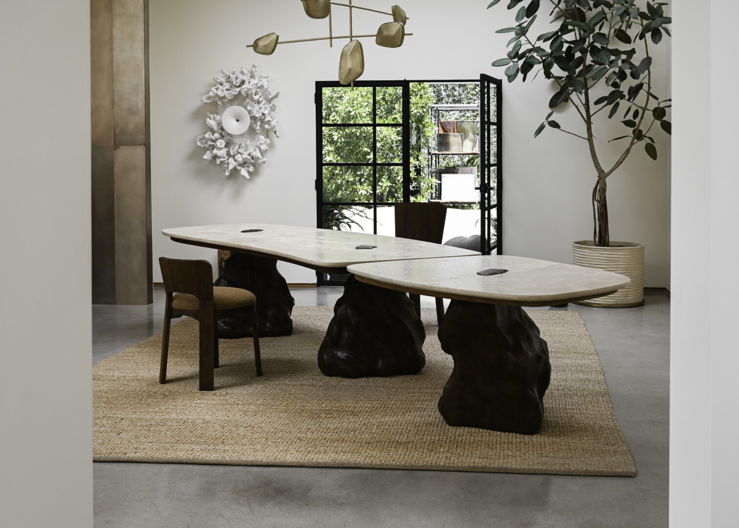 FELSEN DINING TABLE WOOD – DOUBLE BOULDER