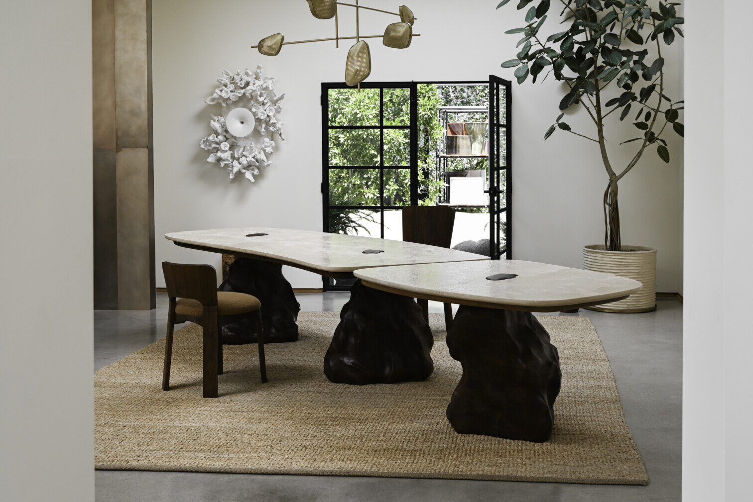 FELSEN DINING TABLE WOOD – DOUBLE BOULDER