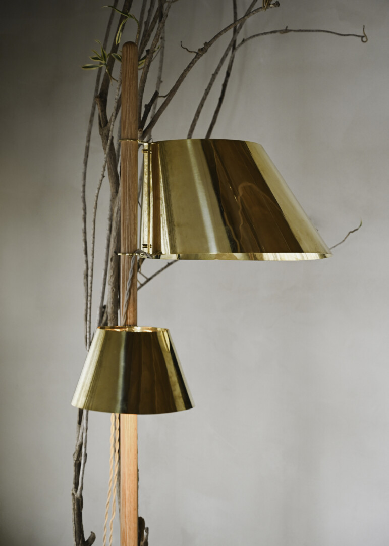 BOULDER DOUBLE SHADE FLOOR LAMP