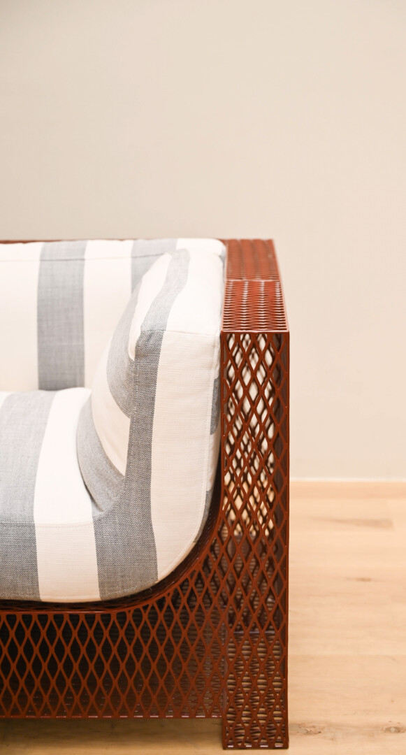 FRANCK SOFA – EXPANDED STEEL