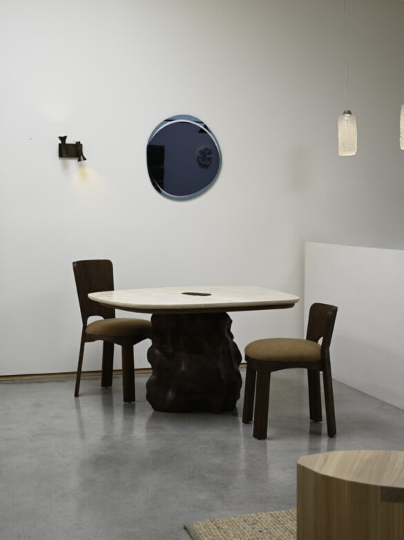 FELSEN DINING TABLE WOOD – SINGLE BOULDER